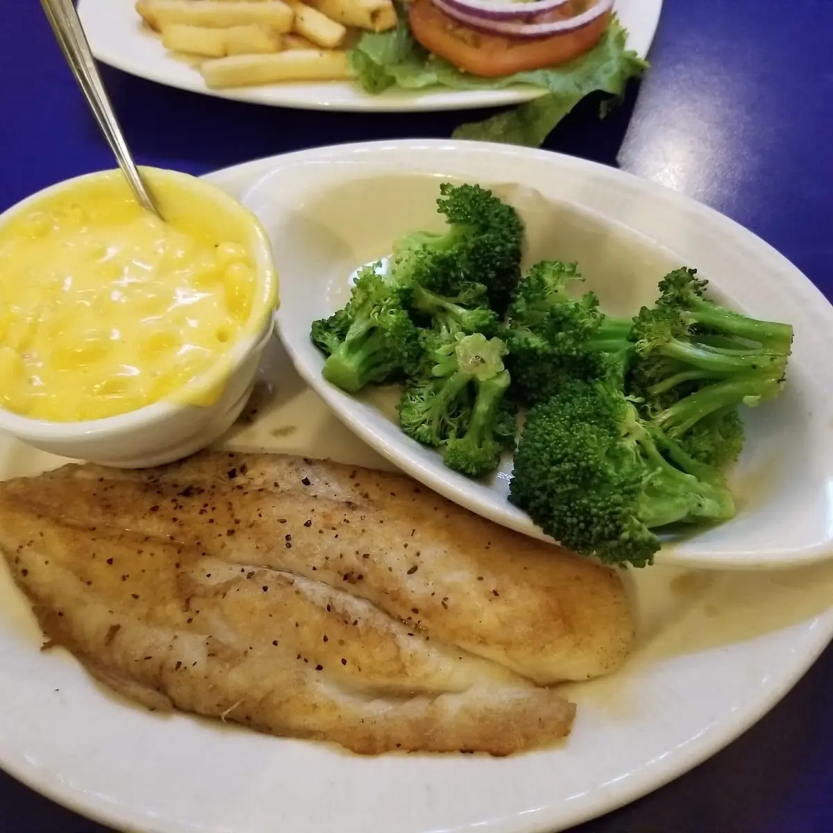 Pan Seared Tilapia Dinner