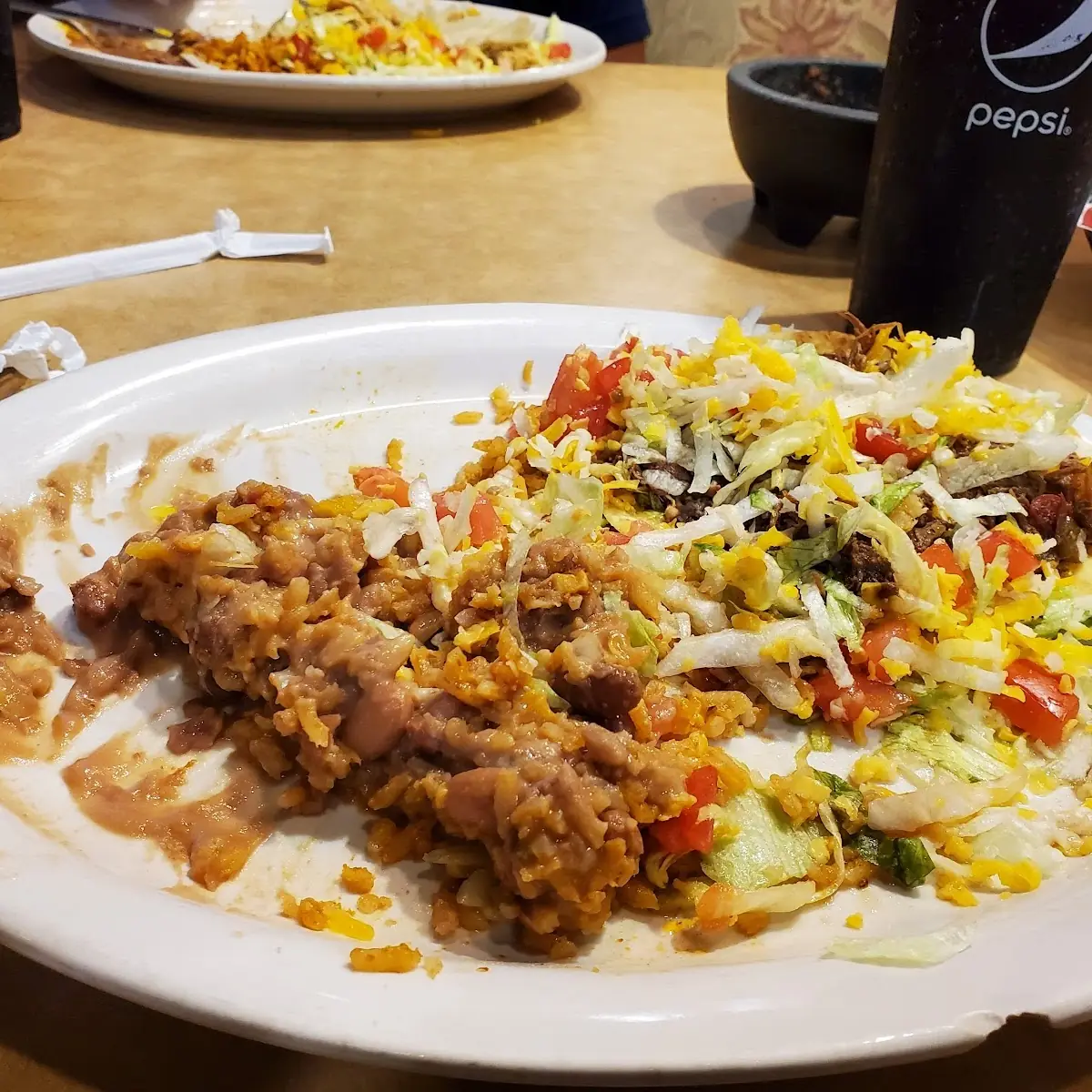 Shredded Beef Taco Beef Tostada