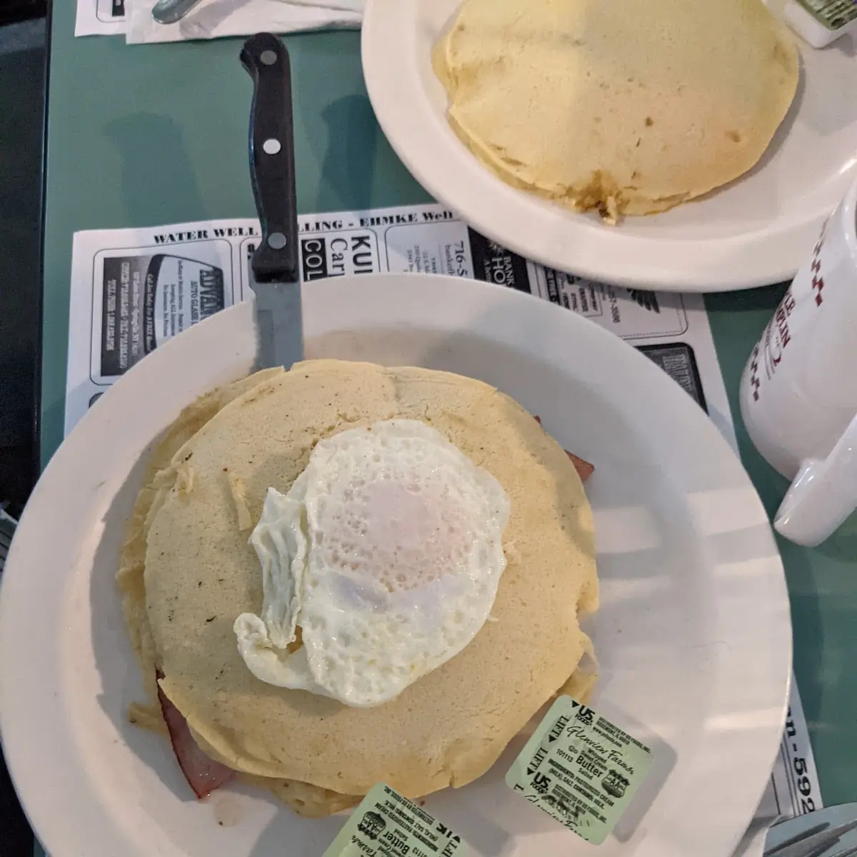 Pancakes and Eggs
