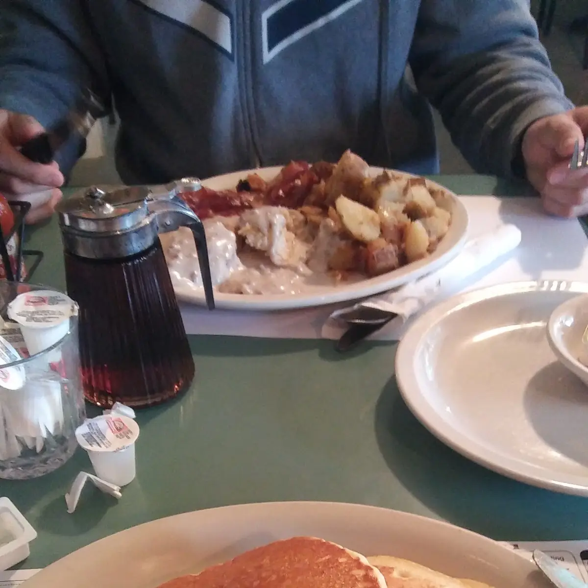 Three Silver Dollar Buttermilk Pancakes