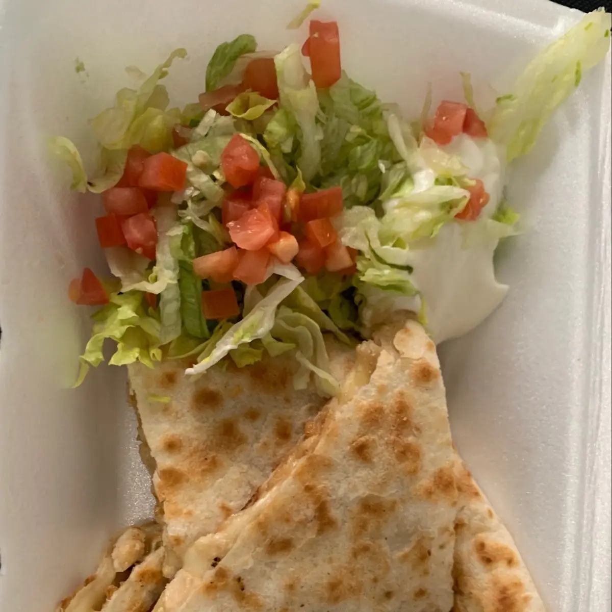 Chicken Quesadilla a La Carta Blanca
