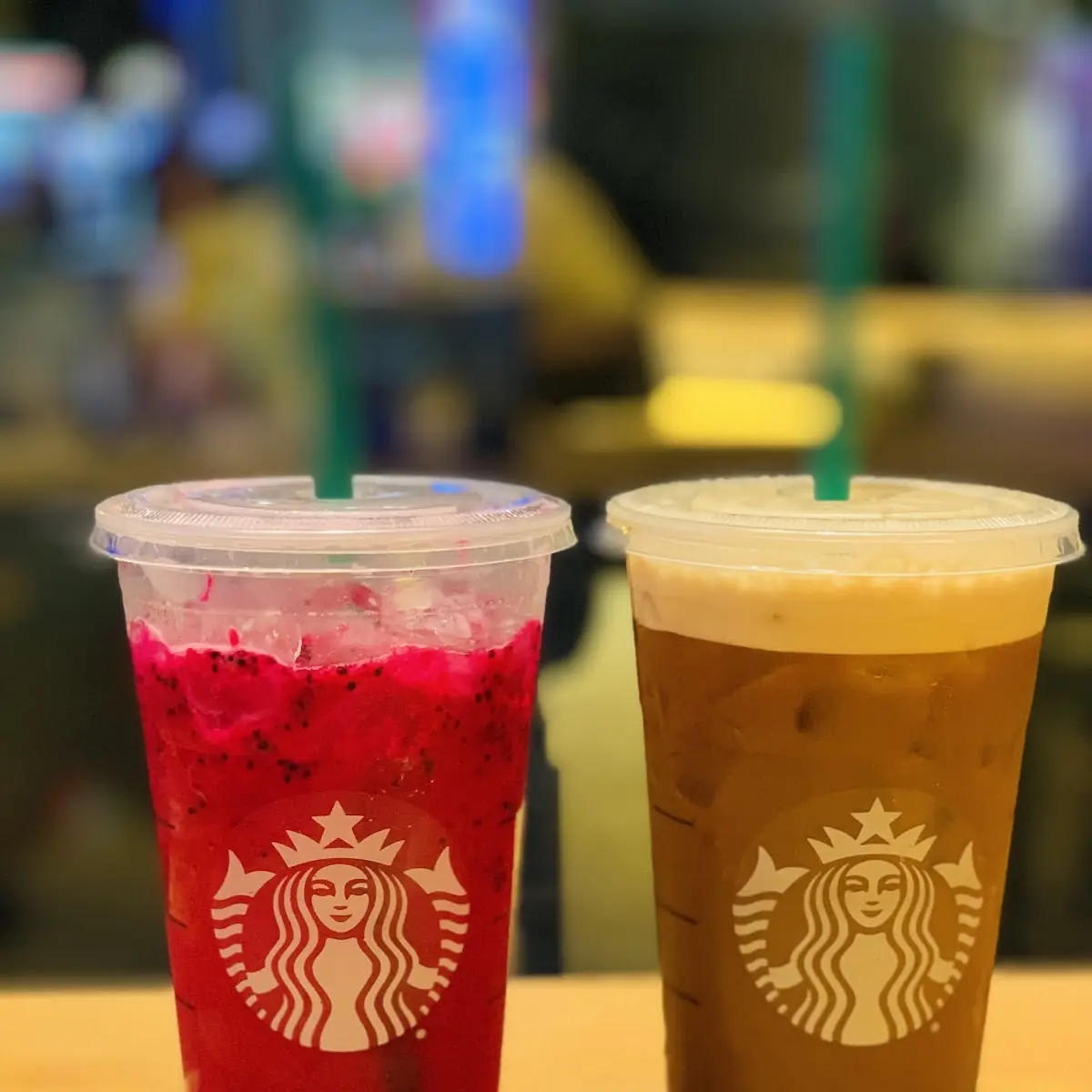 Mango Dragonfruit Lemonade Starbucks Refreshers Beverage