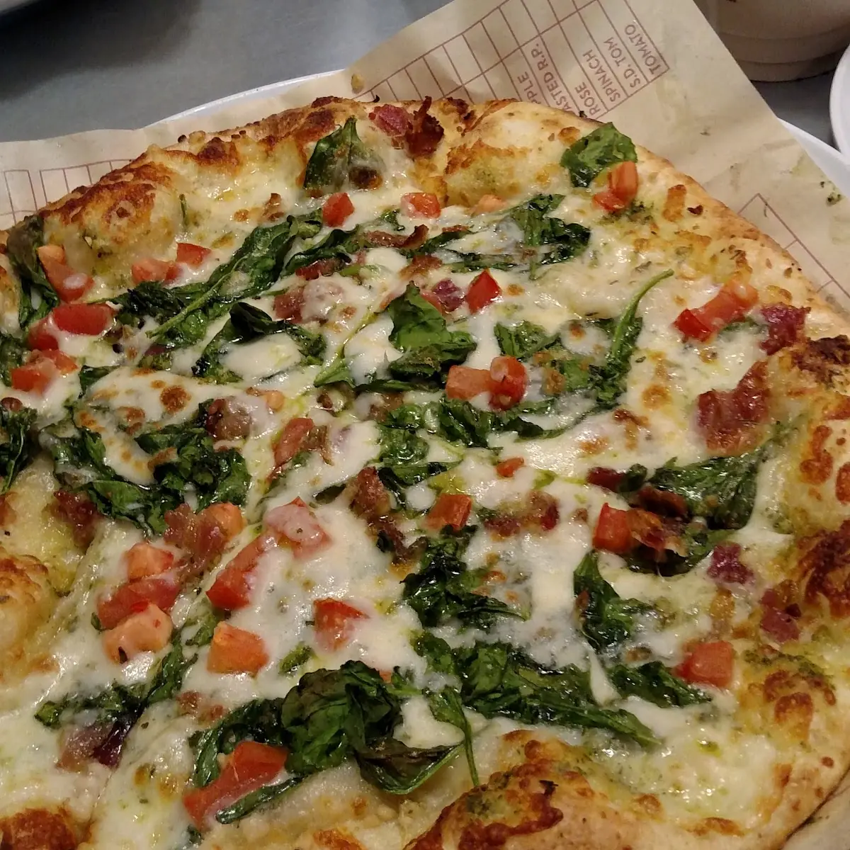 Spinach Pizza