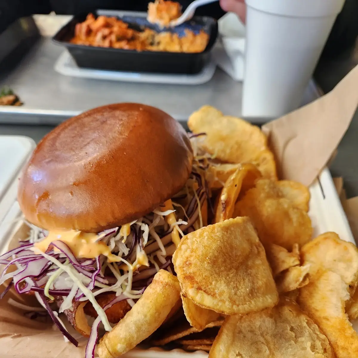 Teriyaki Chicken Katsu Sandwich