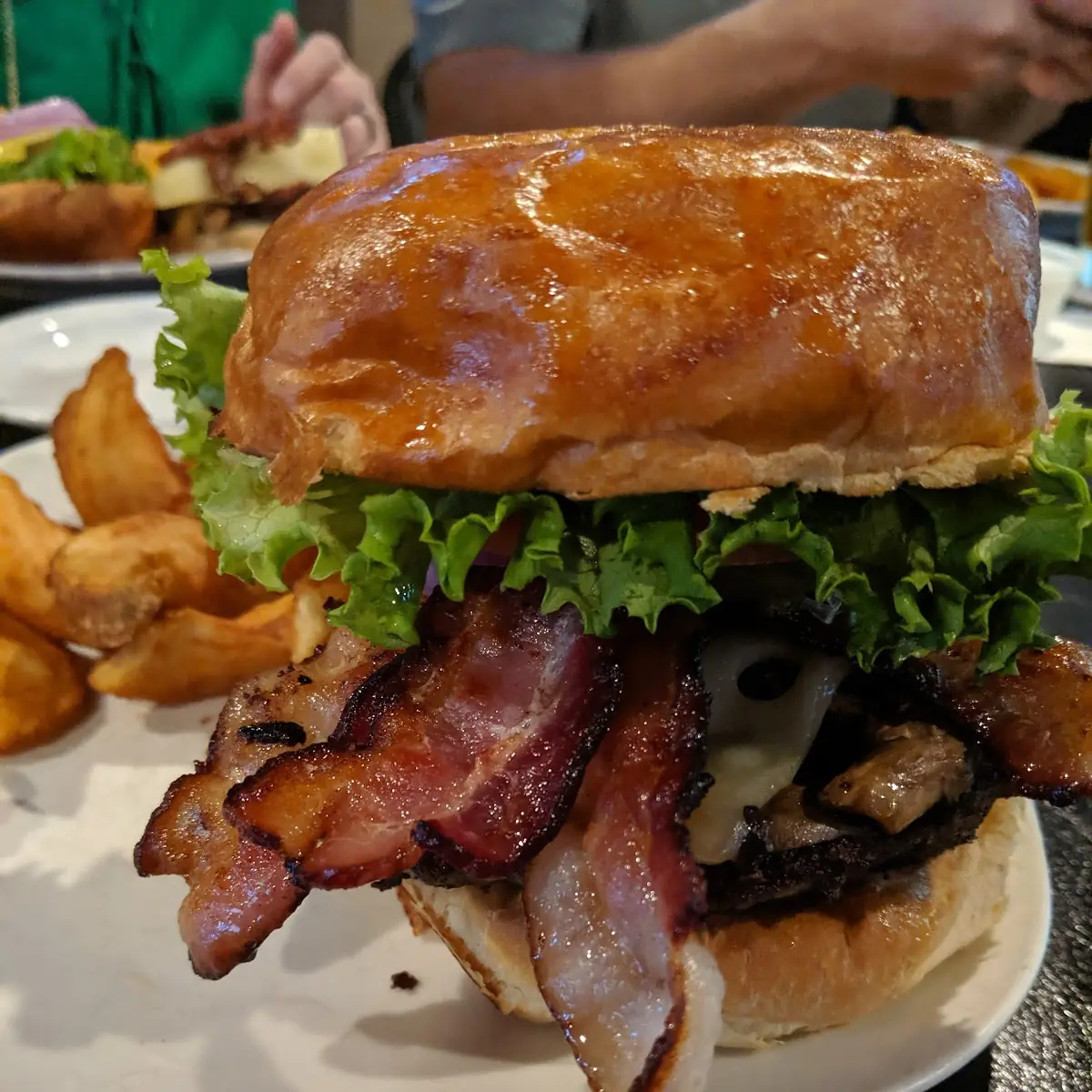Bacon Mushroom Swiss Burger