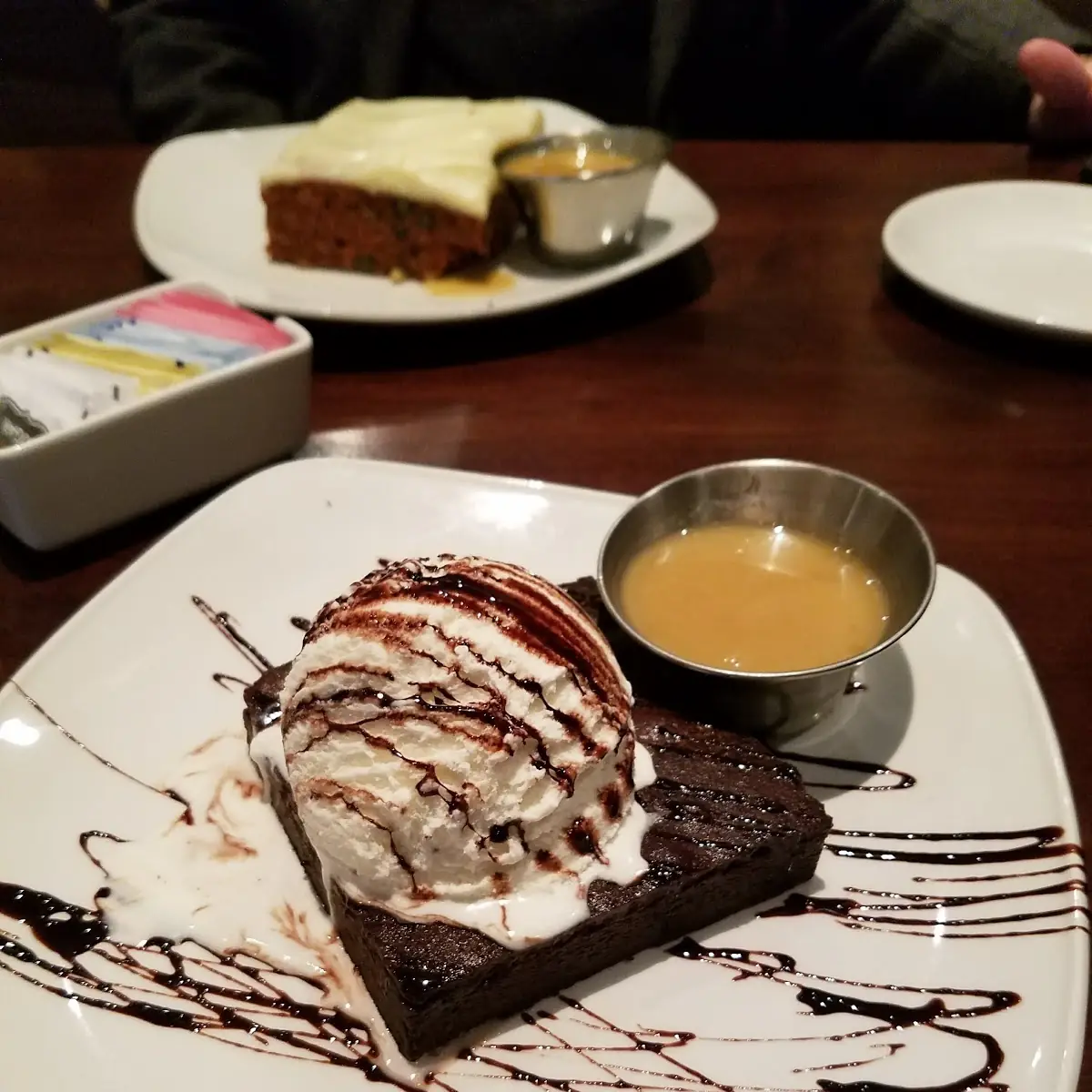 Warm Brownie Sundae
