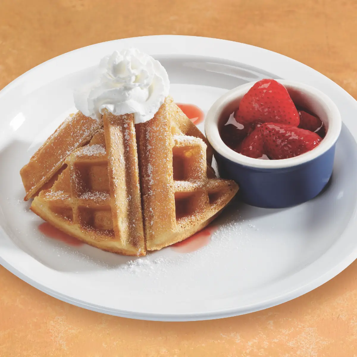 Fresh Fruit Waffle Combo