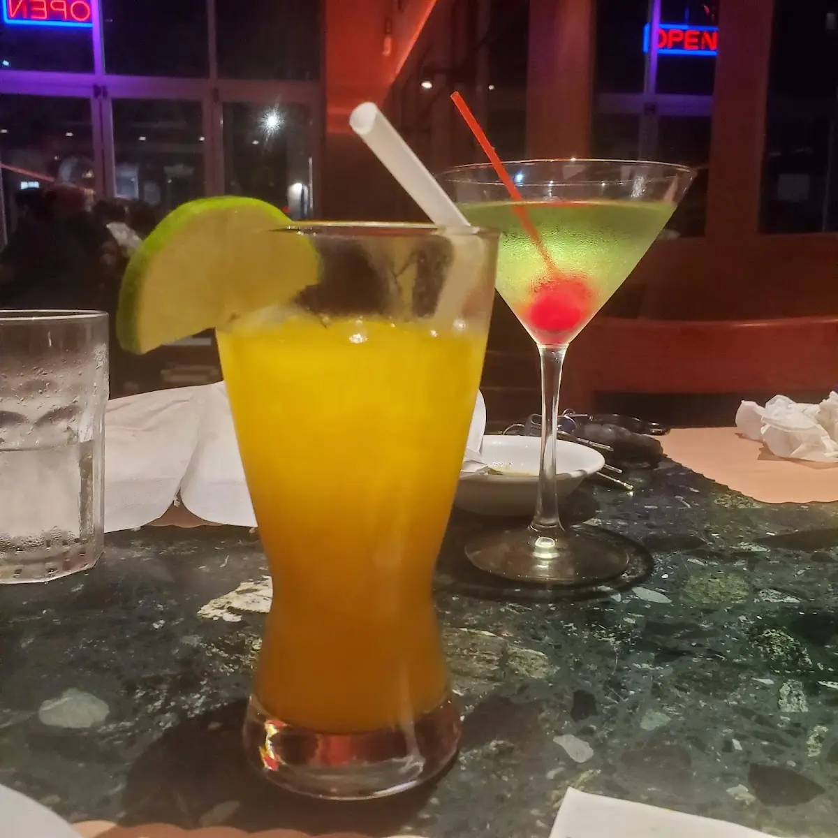 Mango Mojito and Martini