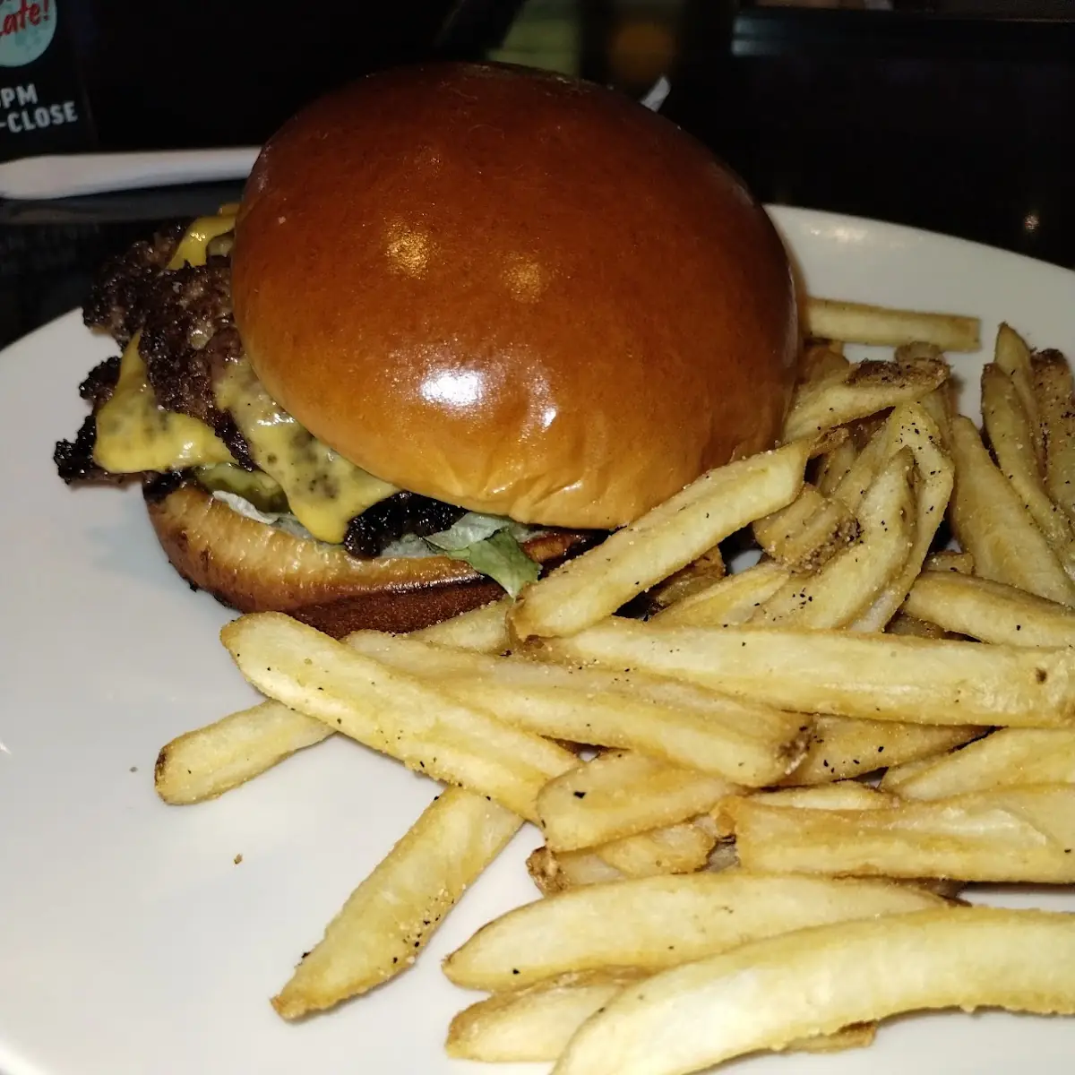 Cheeseburger and Fries