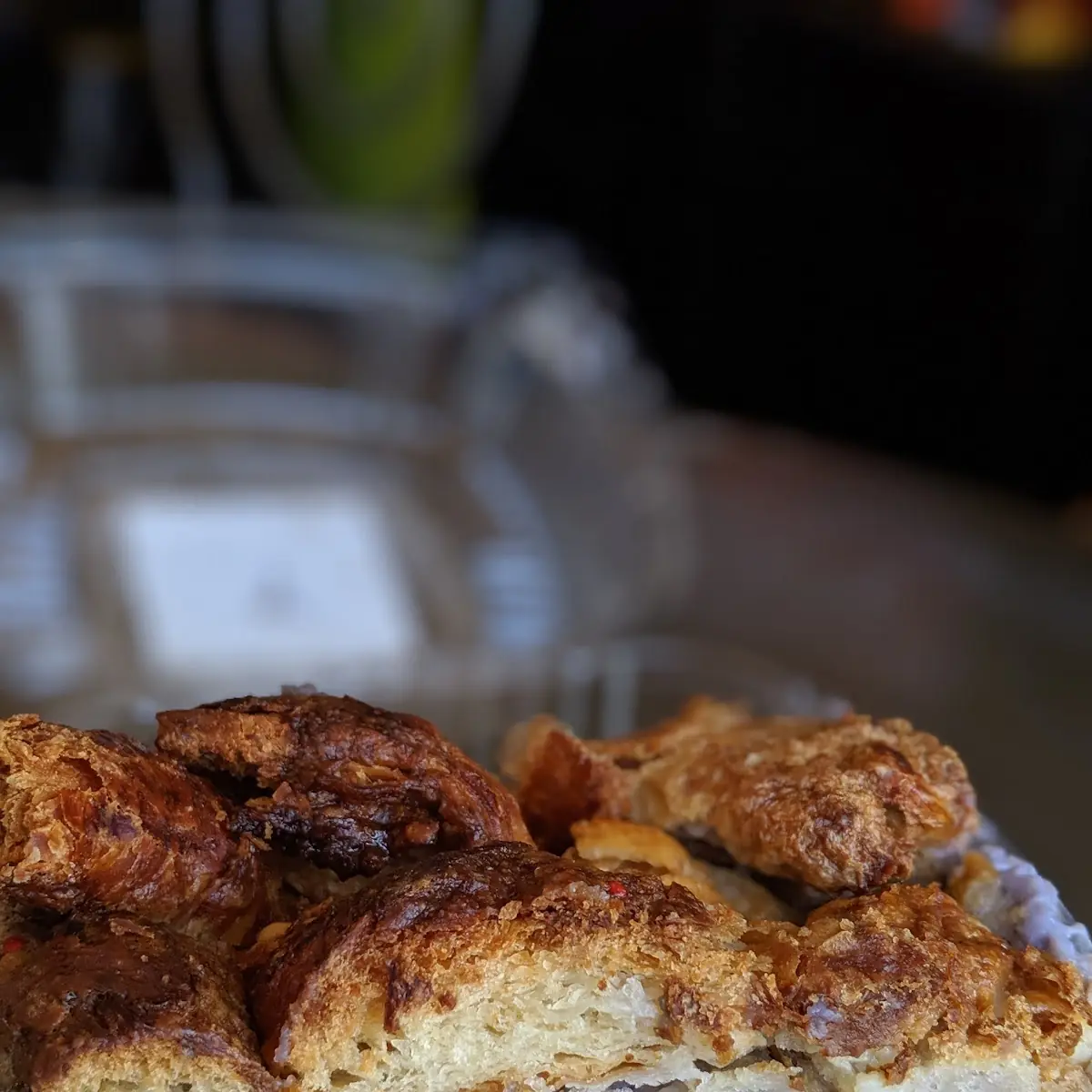 Taro Bread Pudding
