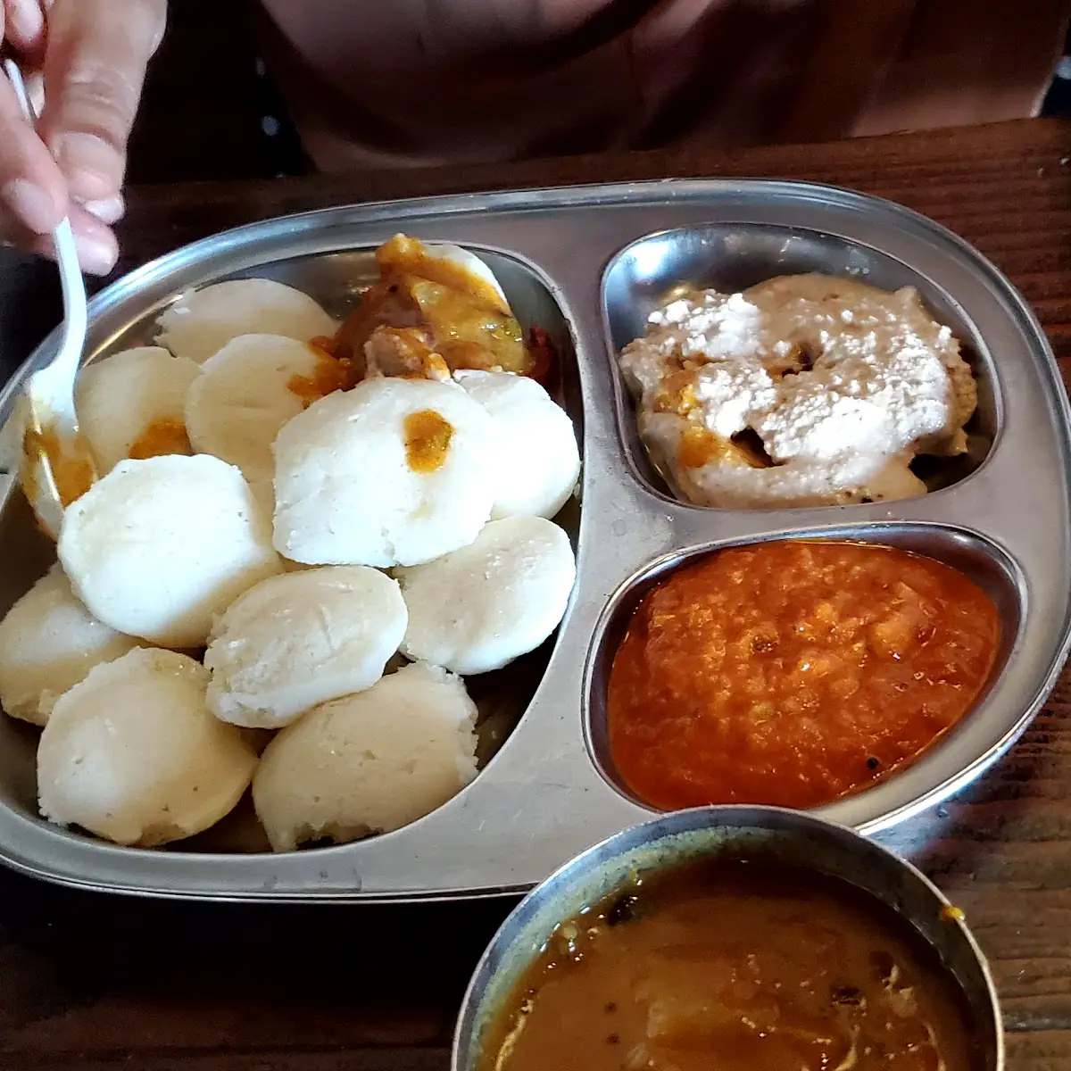 Mini Ghee Idli Sambar 12