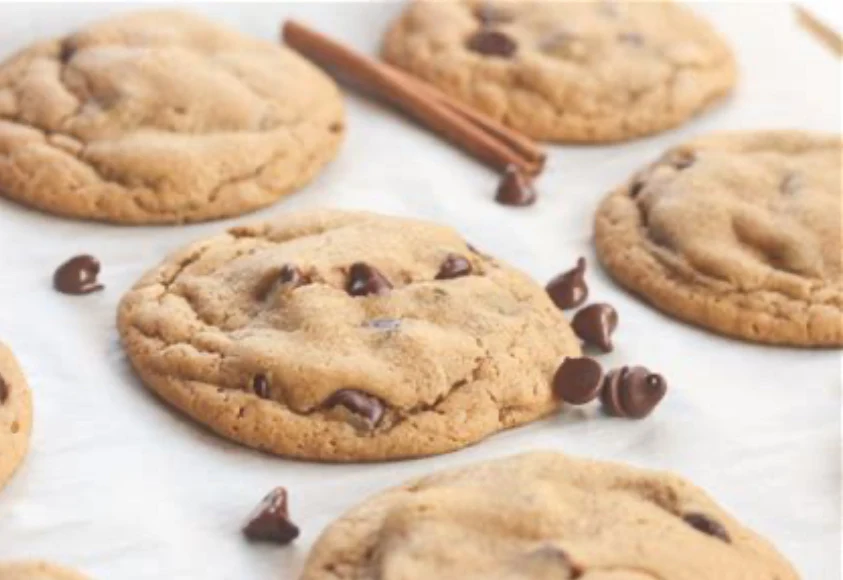 Cinnamon Chocolate Chip Cookies