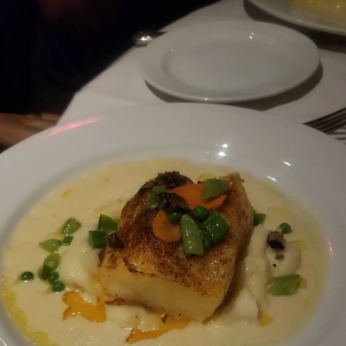 Pan Seared Fish with Truffle