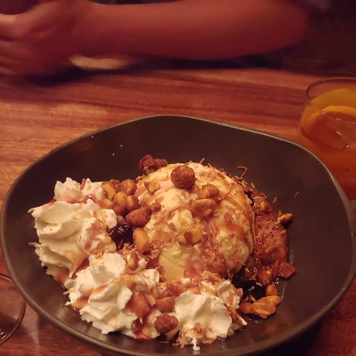 Grilled Pineapple Ice Cream Sundae