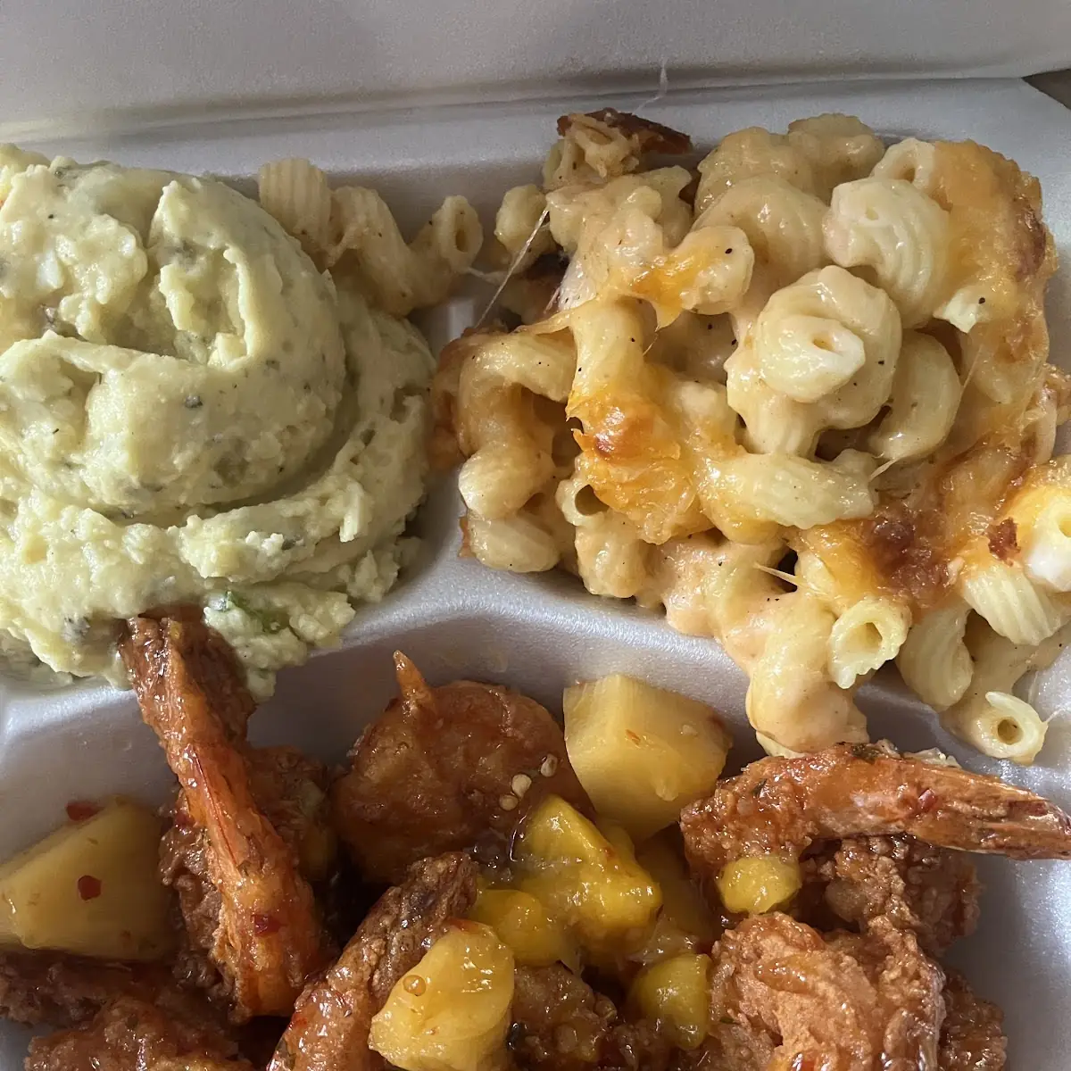 Shrimp with 2 Sides Cajun & Fried