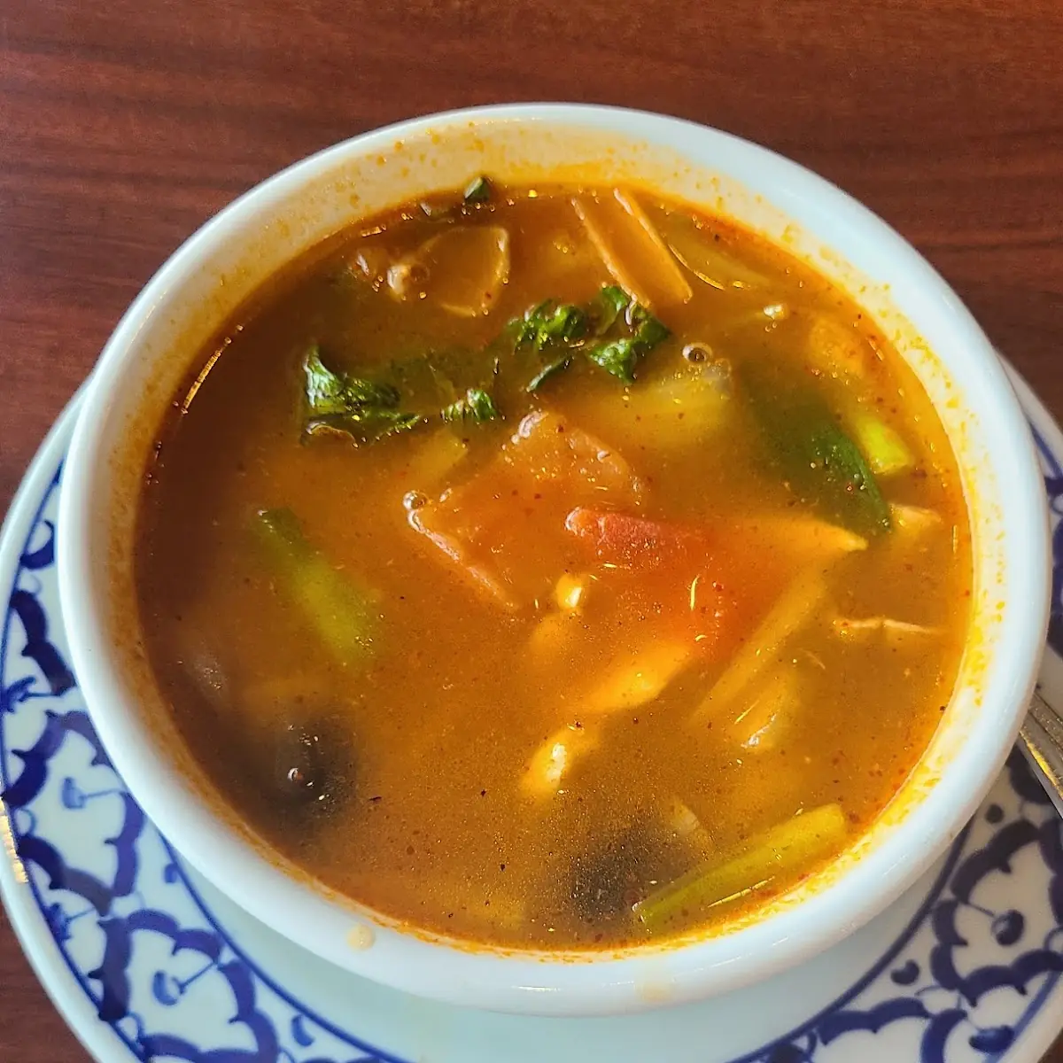 Tom Yum Chicken Soup