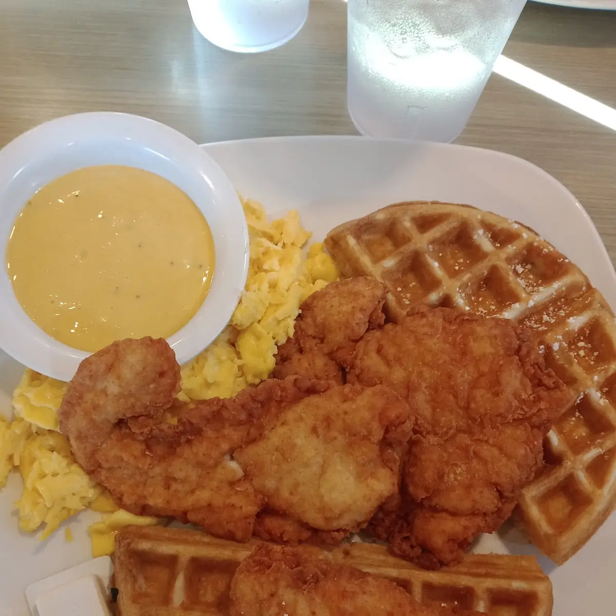 Chicken & Waffles & Eggs