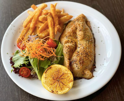 Vegetable Fish and Chips, Bo Tree Plant-Based Cuisine