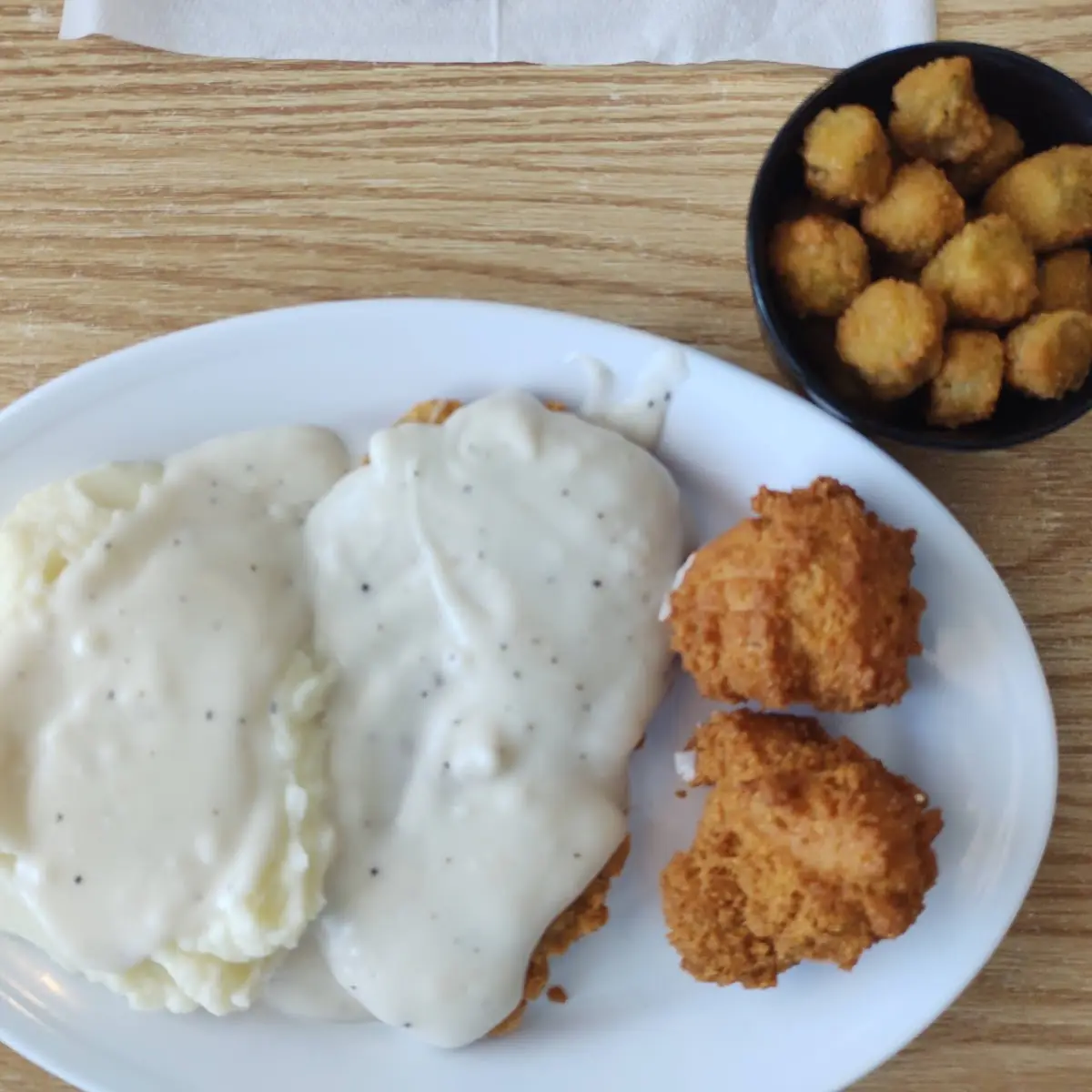 Taylor's Country Fried Steak Plate Breakfast