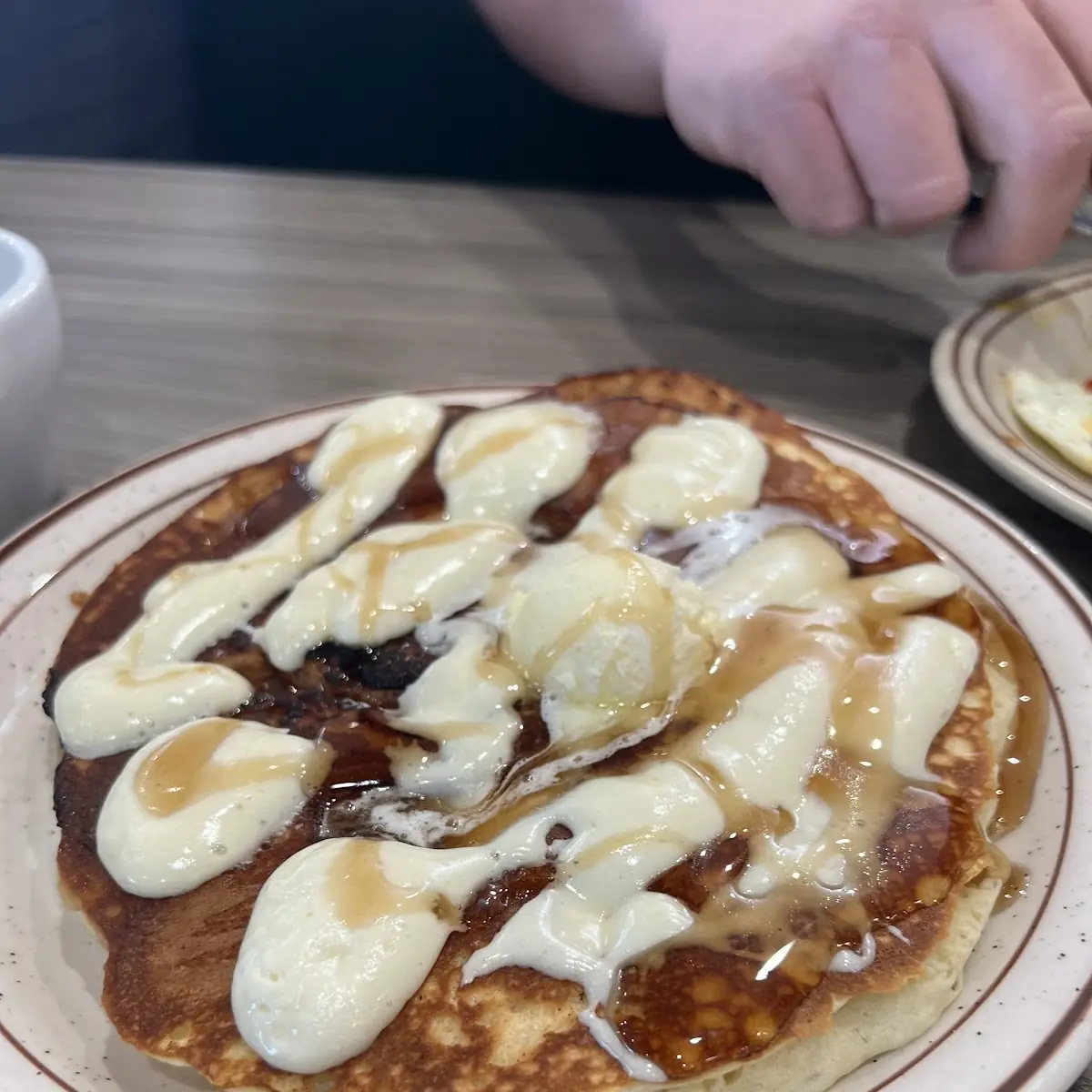Cinnamon Roll Pancakes