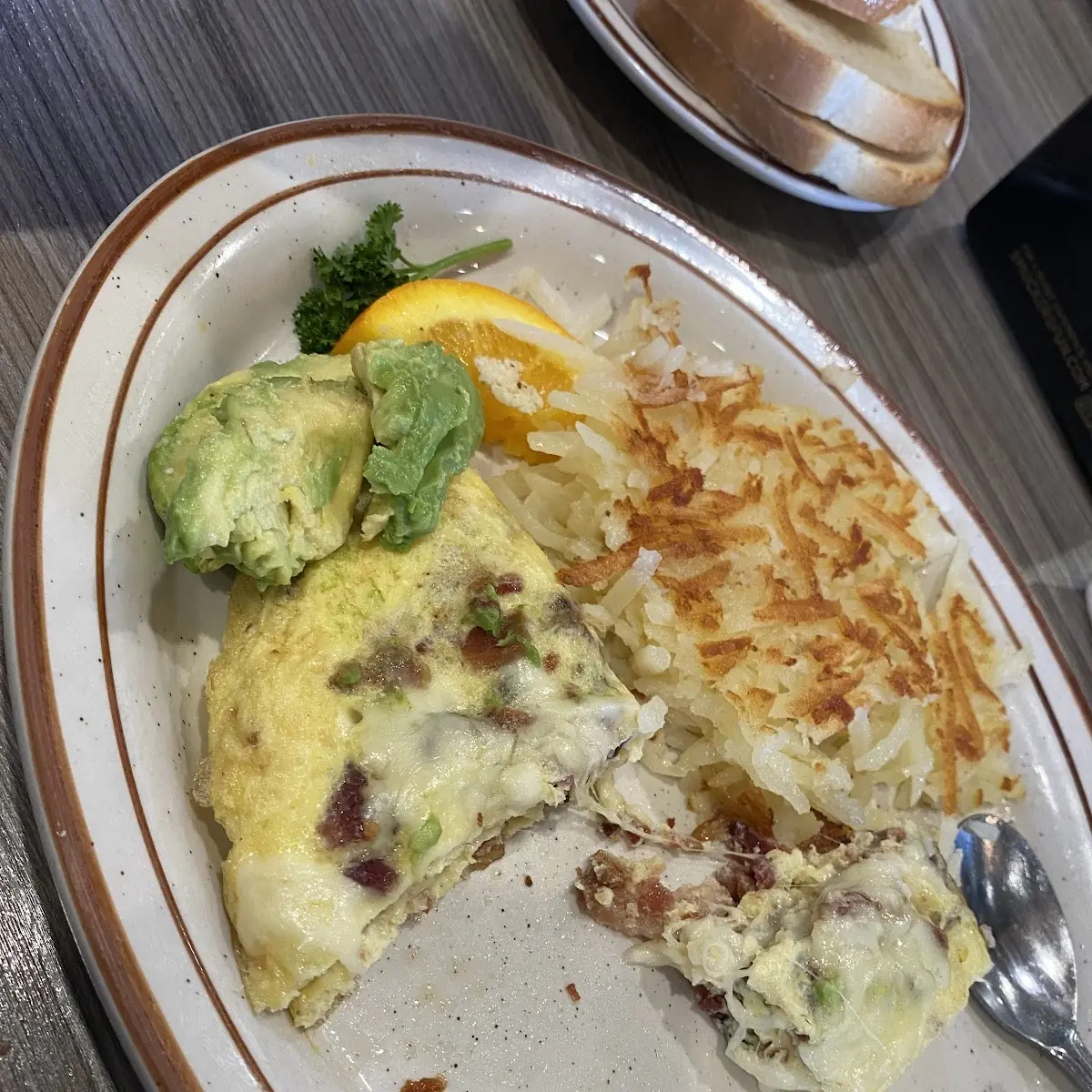 Denver Omelette with Biscuit and Gravy