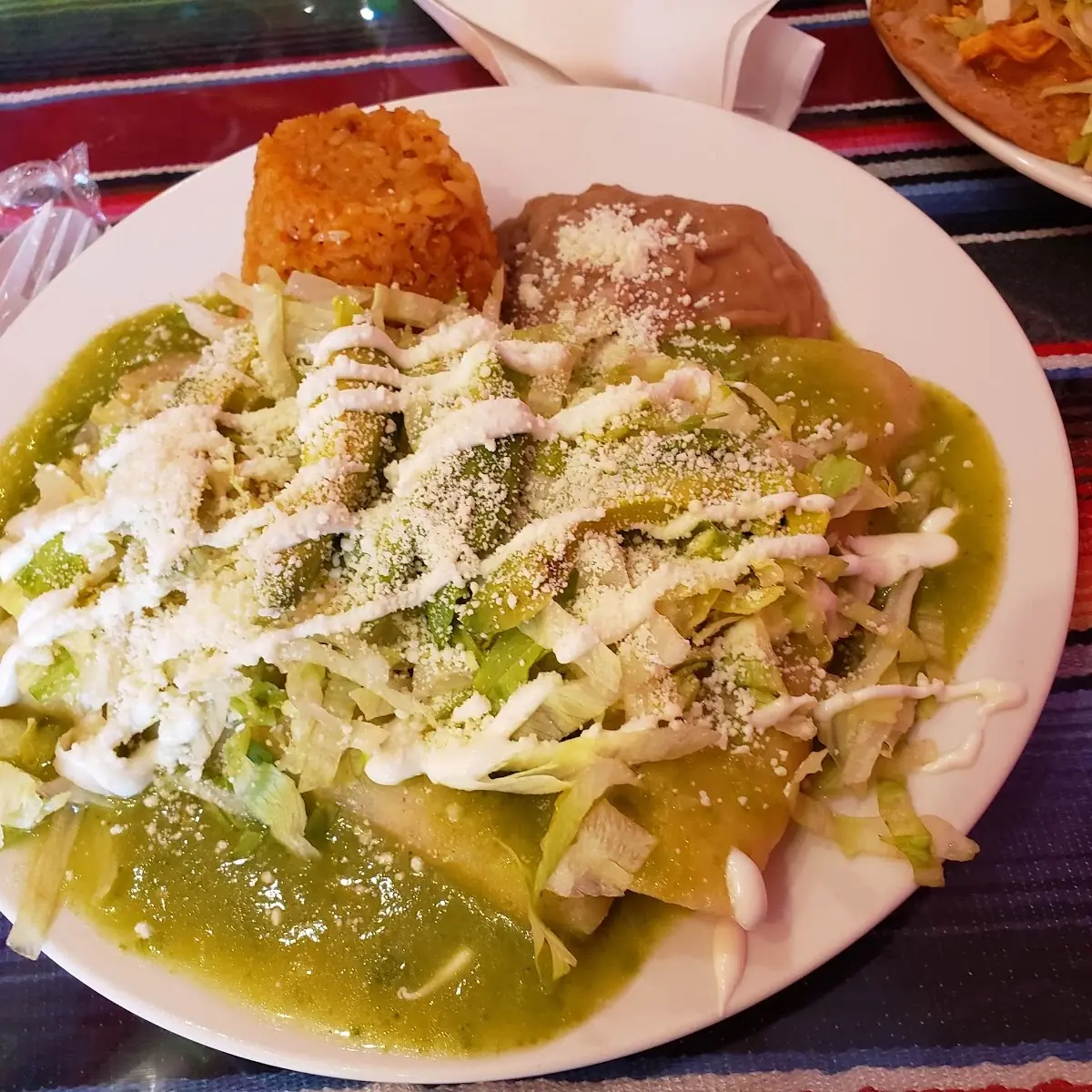 Chicken Enchiladas Rojas O Verdes