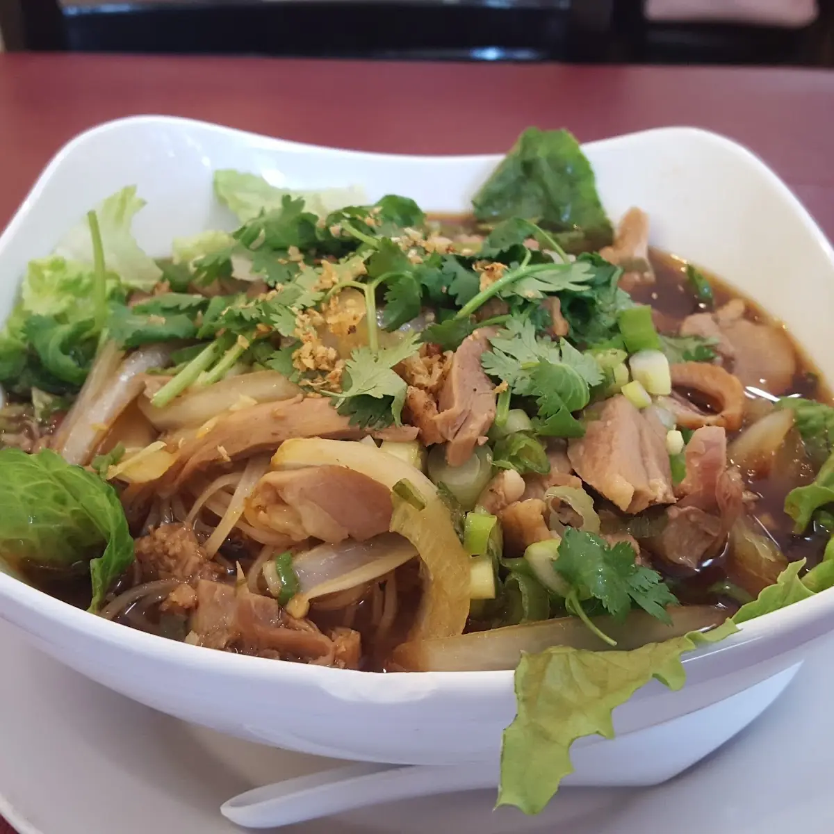 Thai Boat Noodle with Duck