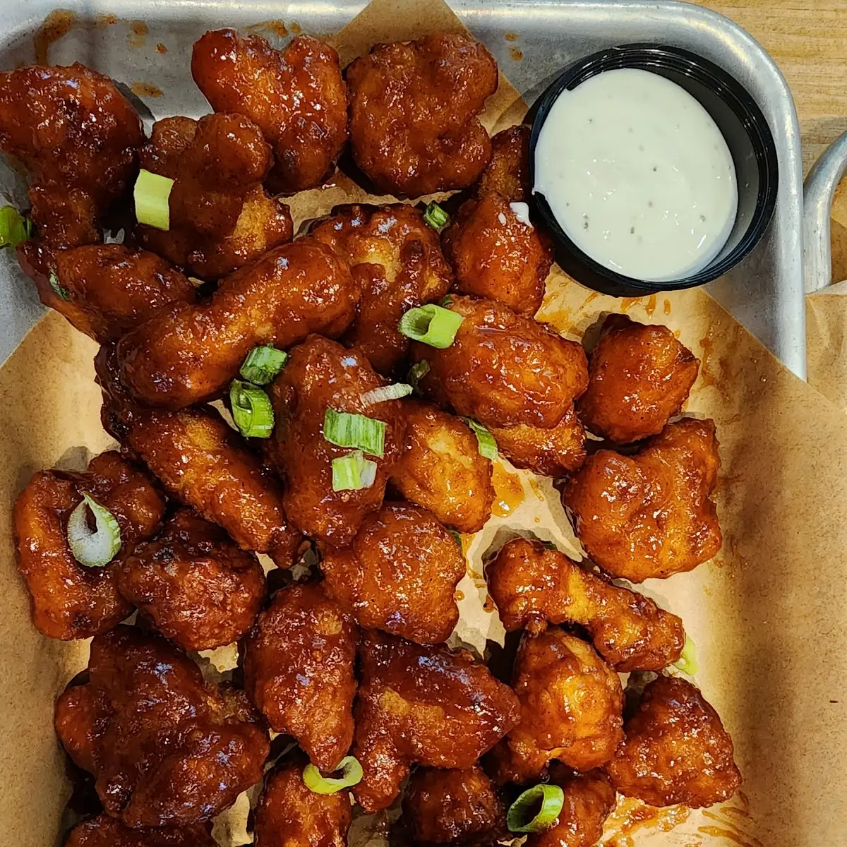 Honey BBQ Wings and Sweet BBQ Wings
