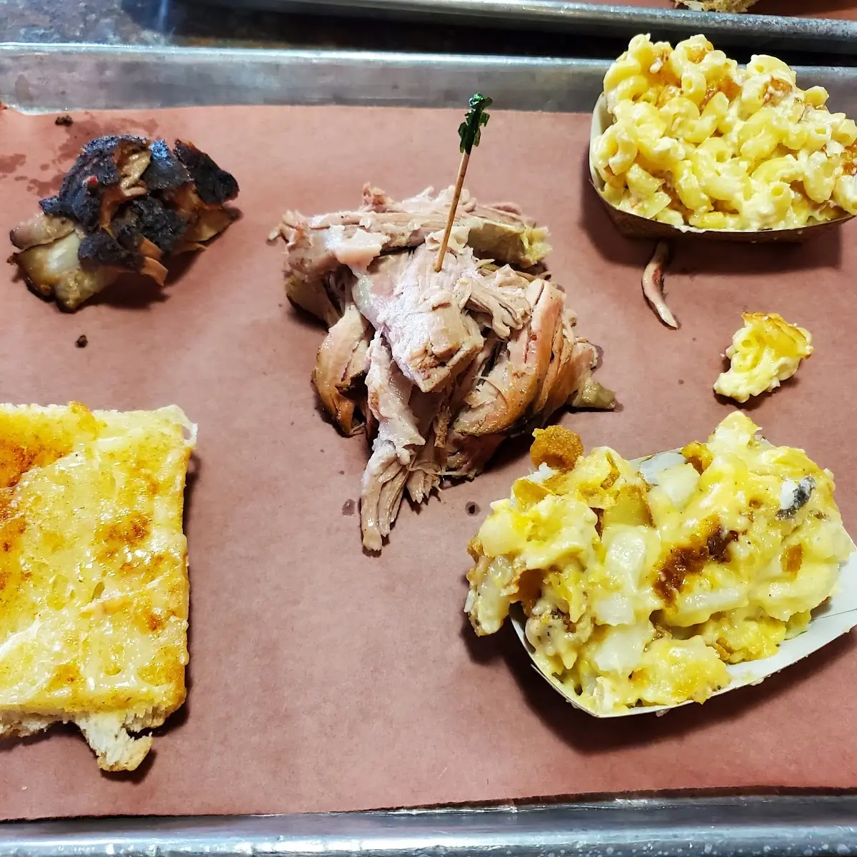 Pulled Pork Texas Potatoes Mac and Cheese