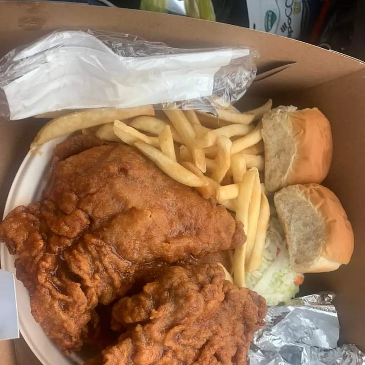 Half BBQ Chicken Plate