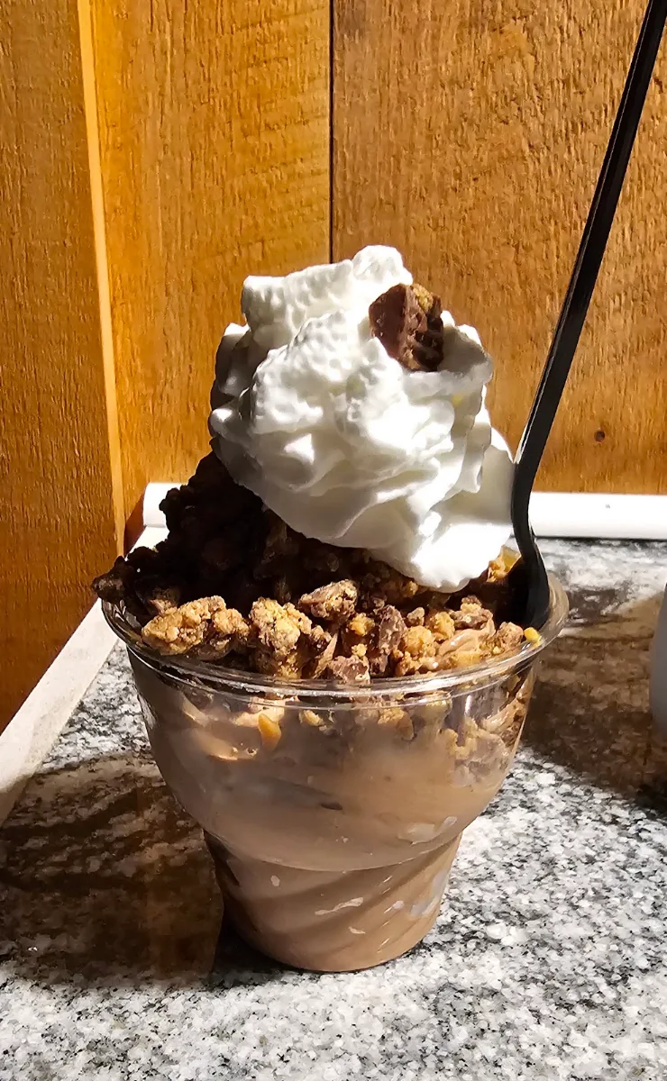 Peanut Butter Bomb Sundae