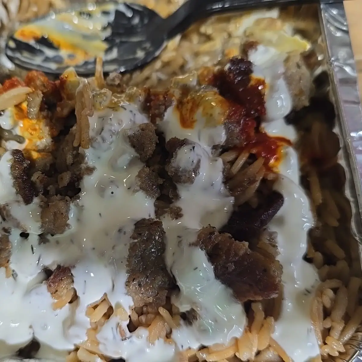 Gyro over Rice