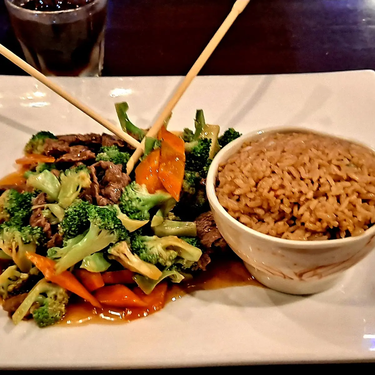 Beef with Broccoli and Brown Rice
