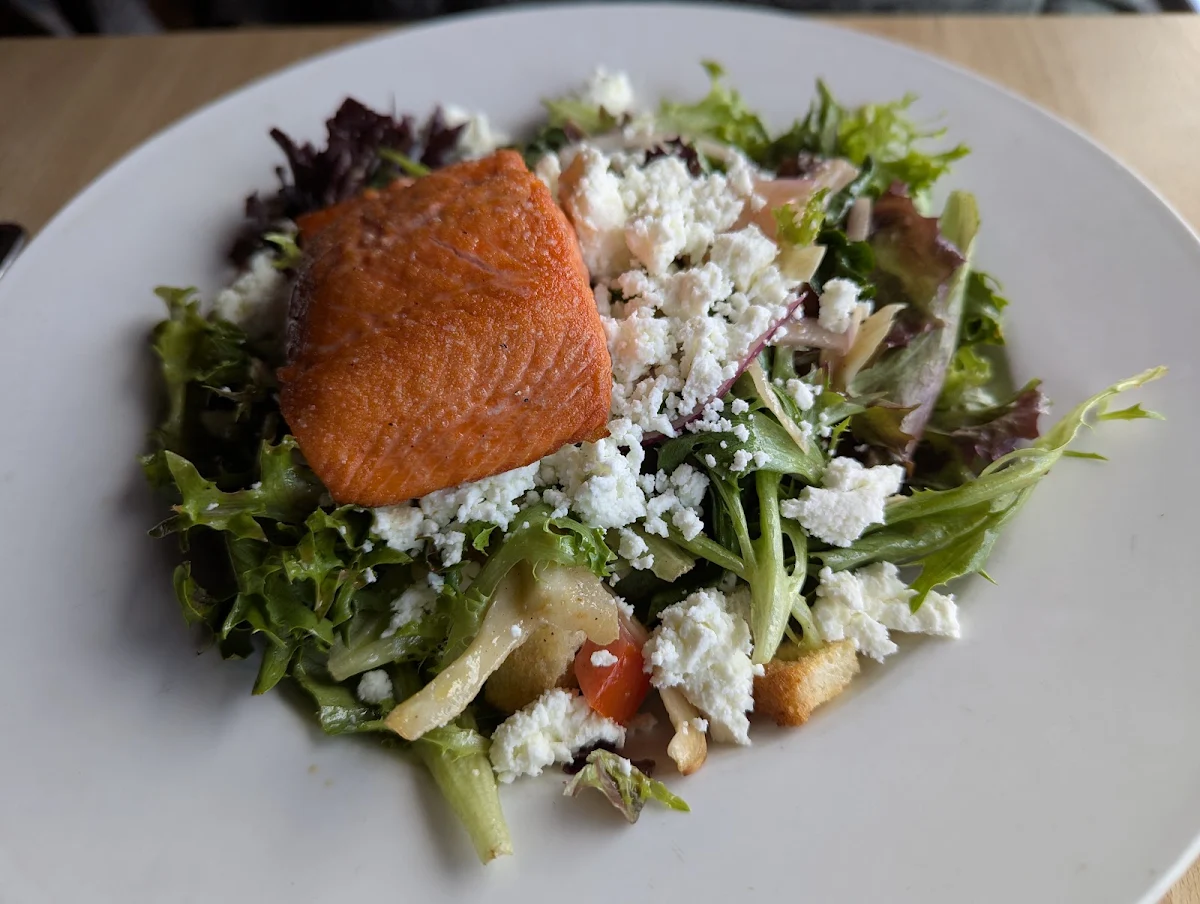 Salmon Salad with Goat Cheese