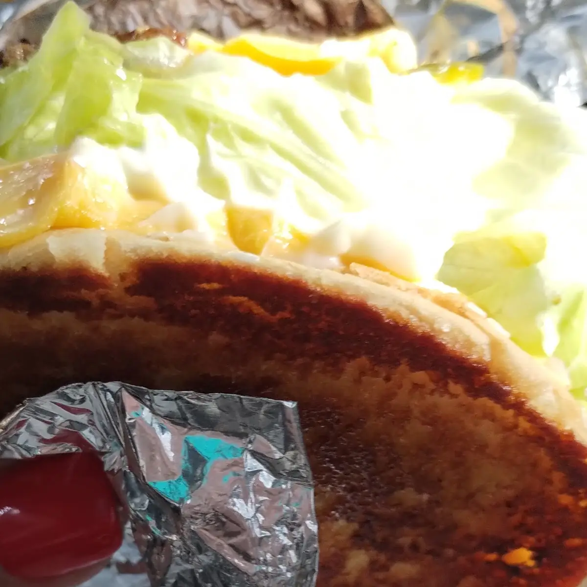 Grilled Cheese with a Burger Patty