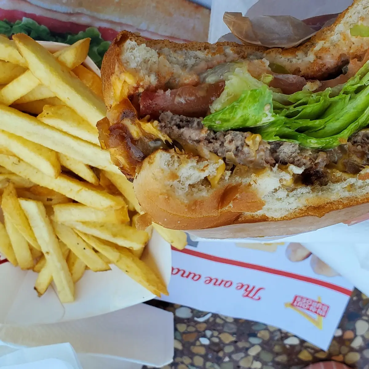 Animal Style Burger