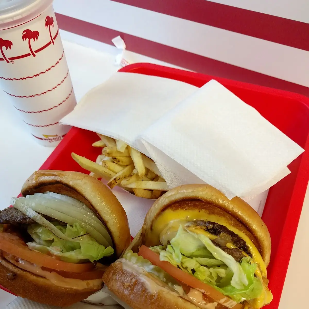 Double Cheeseburger with Grilled Onions