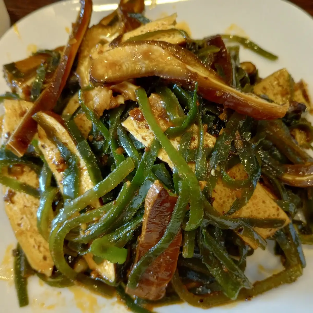 Dried Bean Curd with Vegetable