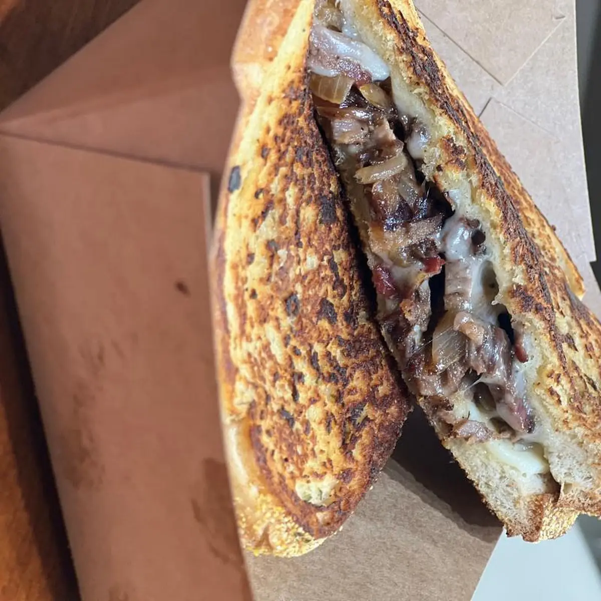 Brisket Grilled Cheese