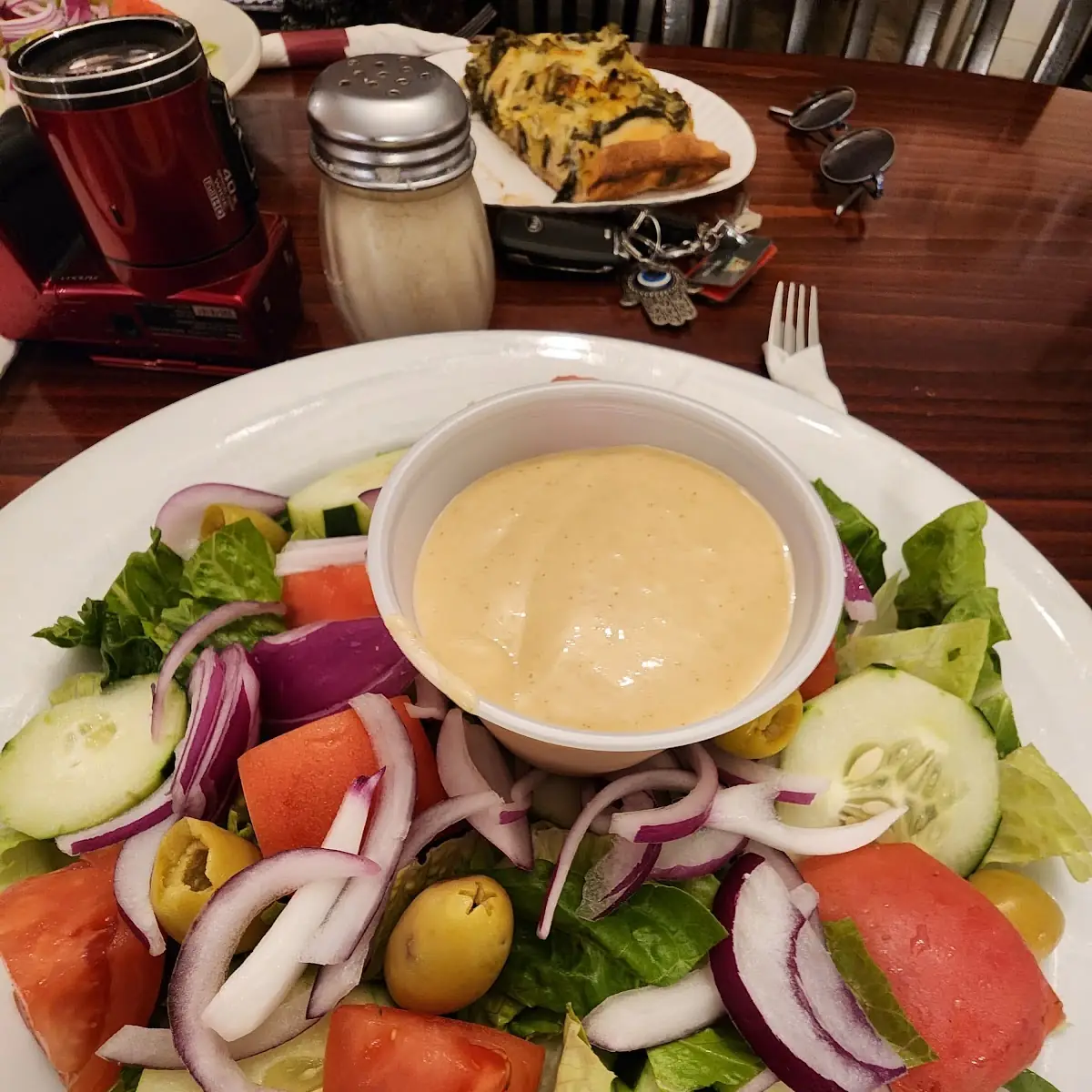 Side Salad with Honey Mustard