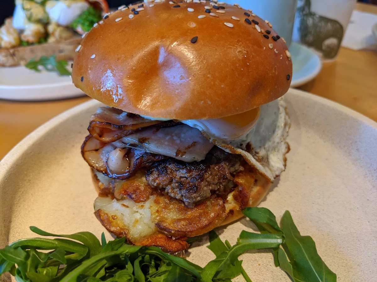 Breakfast Burger, Goodfields Eatery