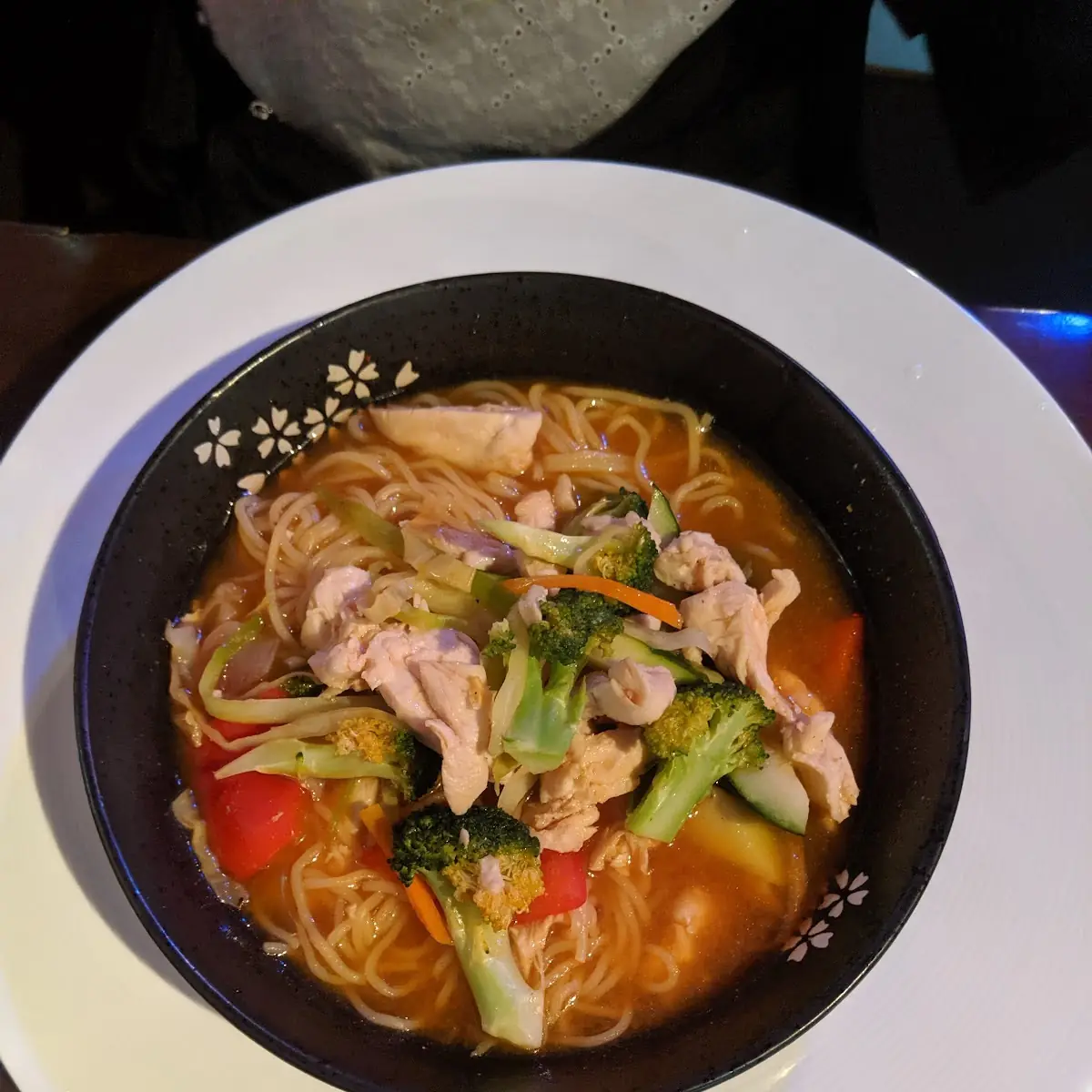 Tom Yam Broth with Soba Noodle