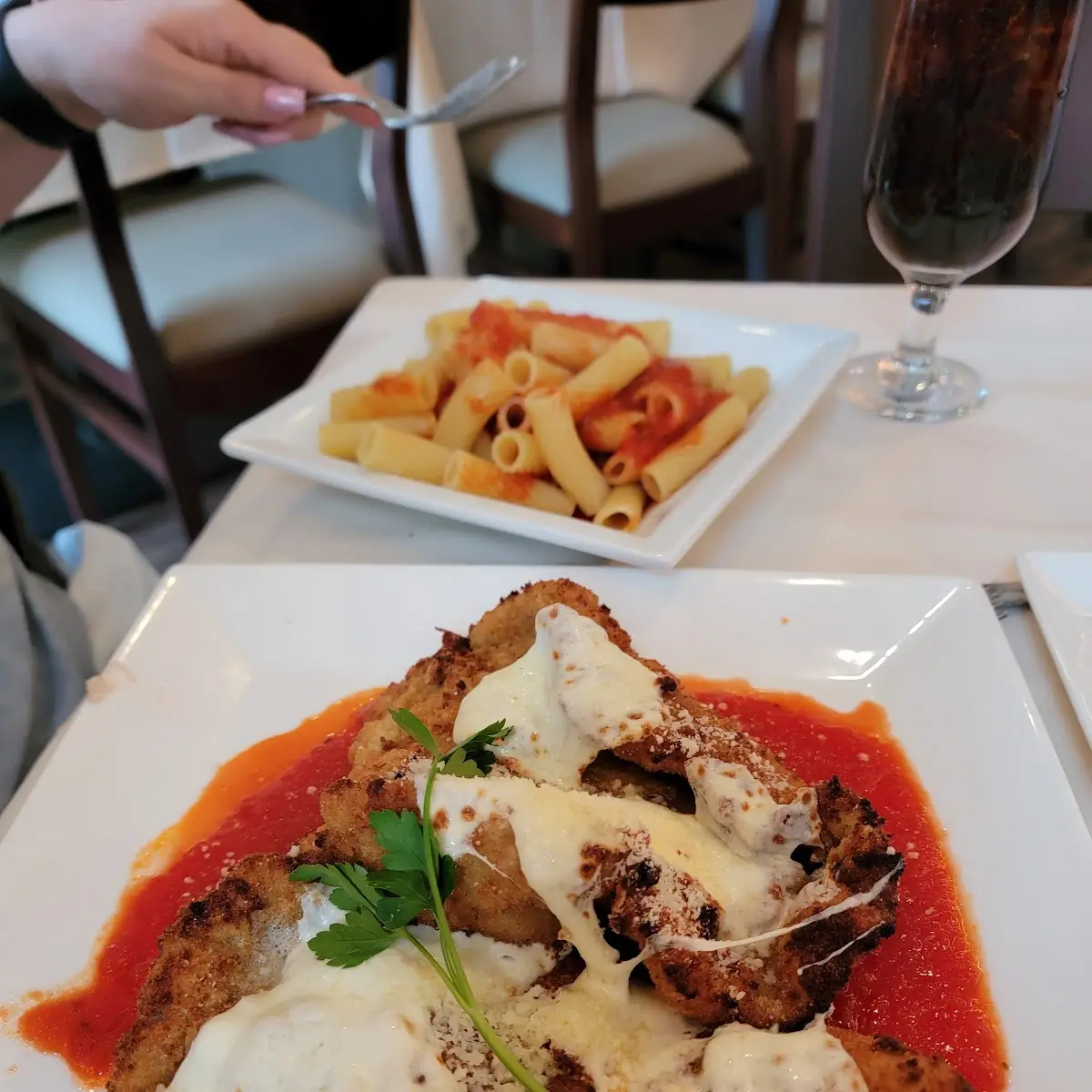 Veal Parmigiana Rigatoni