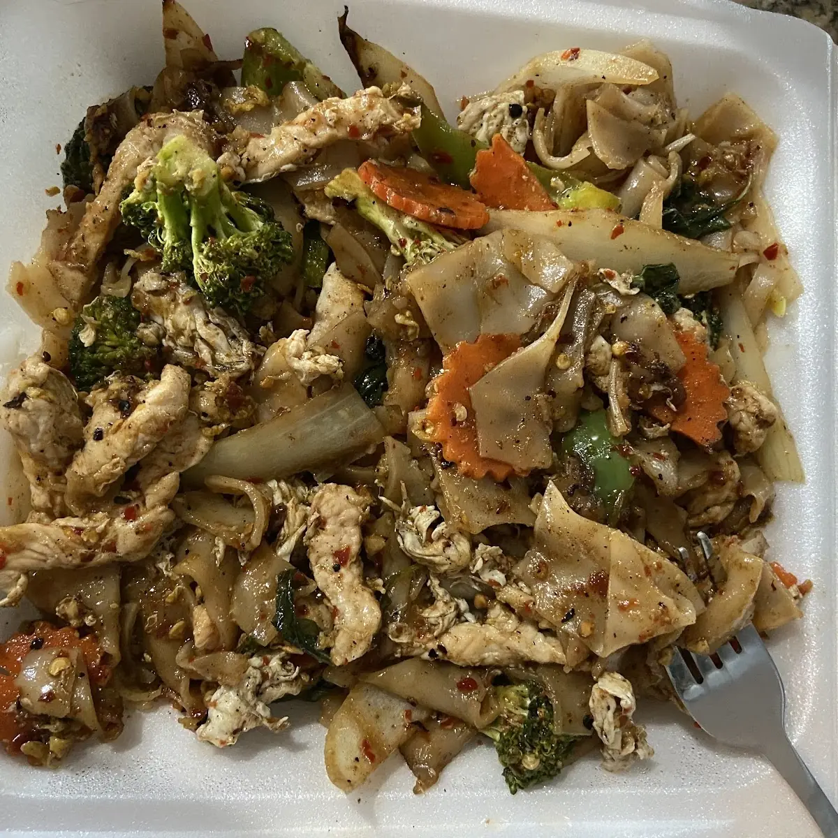 Drunken Noodles Pad Kee Mao