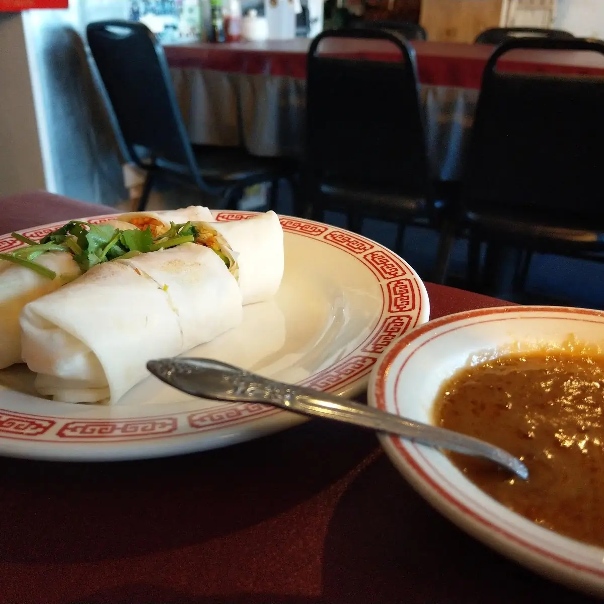 Spring Roll with Homemade Sauce