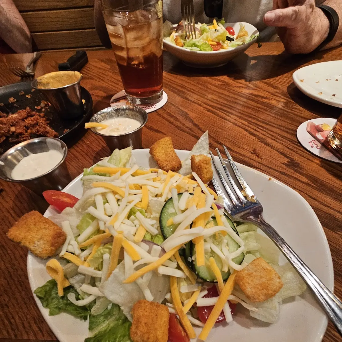 Great Salad with Homemade Ranch Dressing