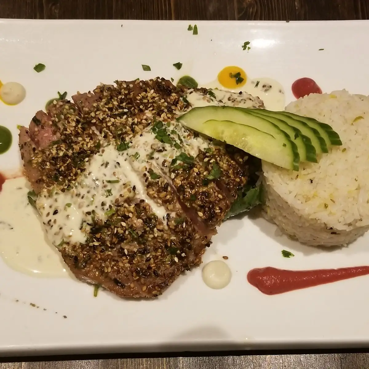 Sesame Crusted Yellow Fin Tuna