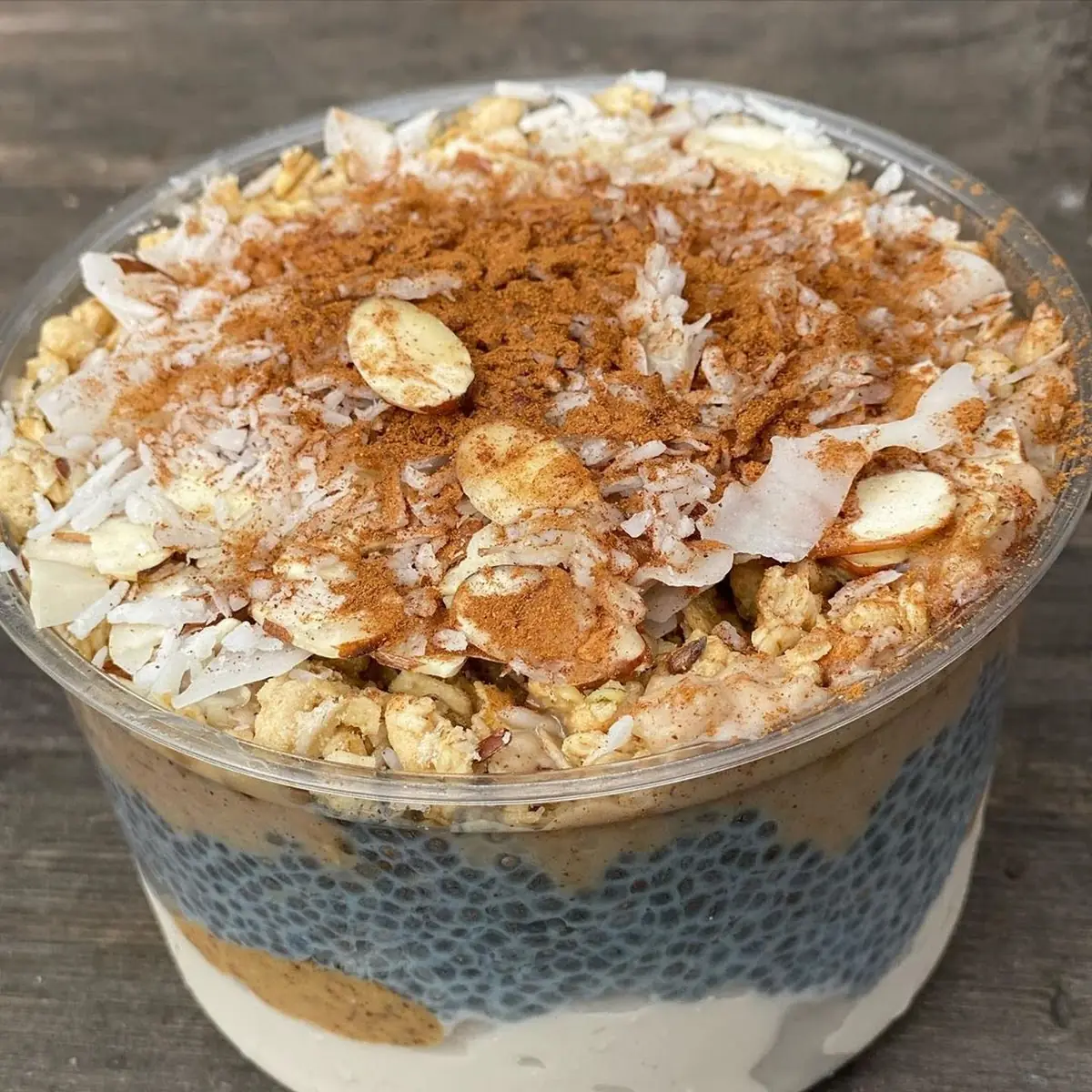 Flower Chia Pudding Cut Oats