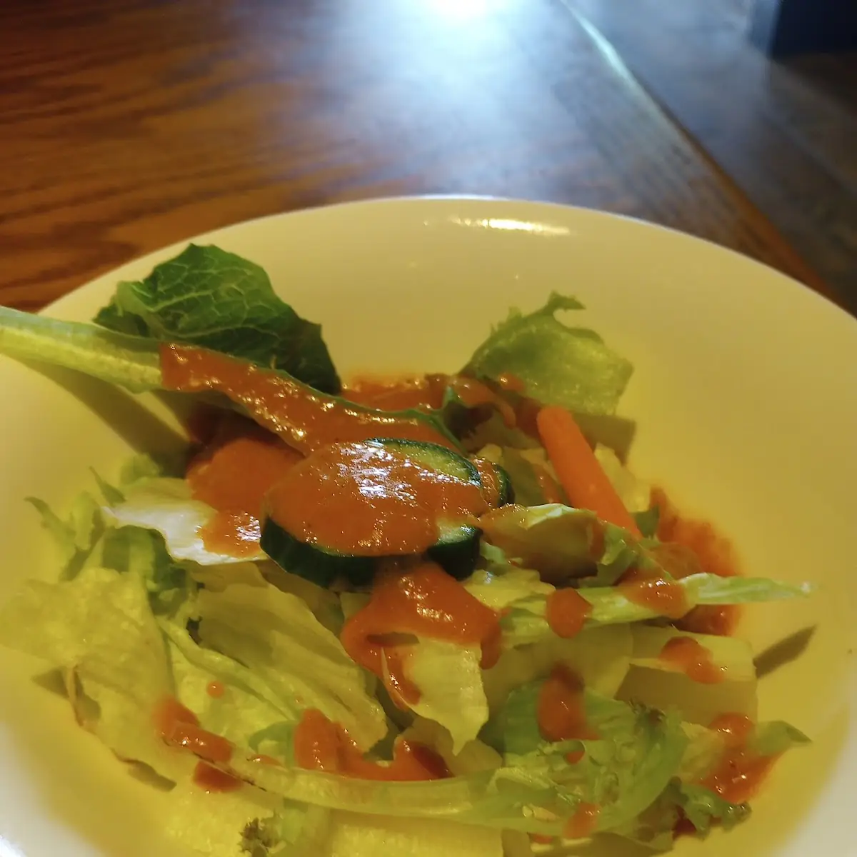 Salad with Ginger Dressing