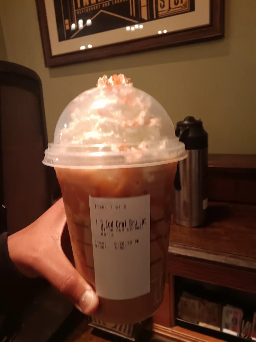 Iced Caramel Brulee Latte